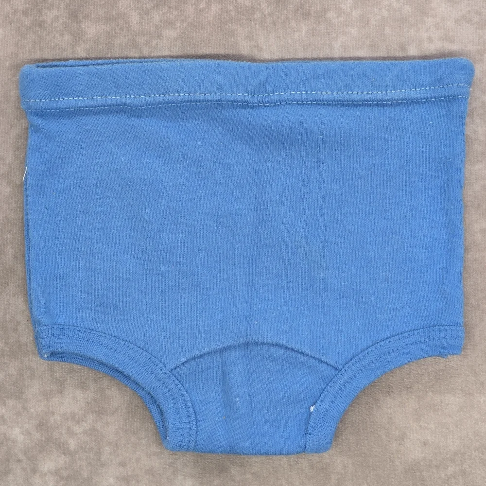 Vintage Blue Baby Diaper Cover Shorts